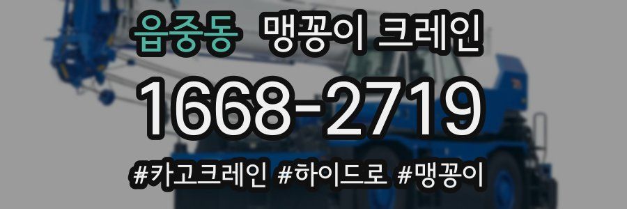 읍중동 맹꽁이 크레인