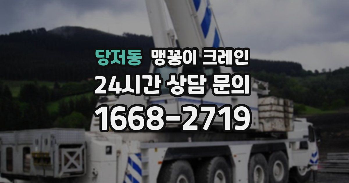 당저동 맹꽁이 크레인