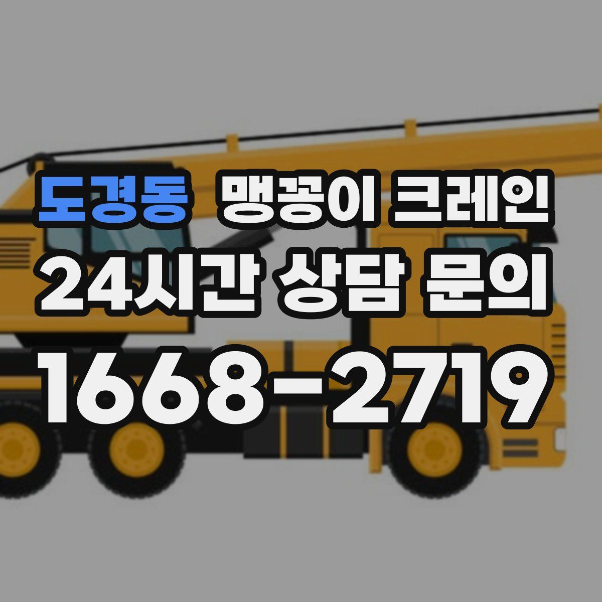 도경동 맹꽁이 크레인