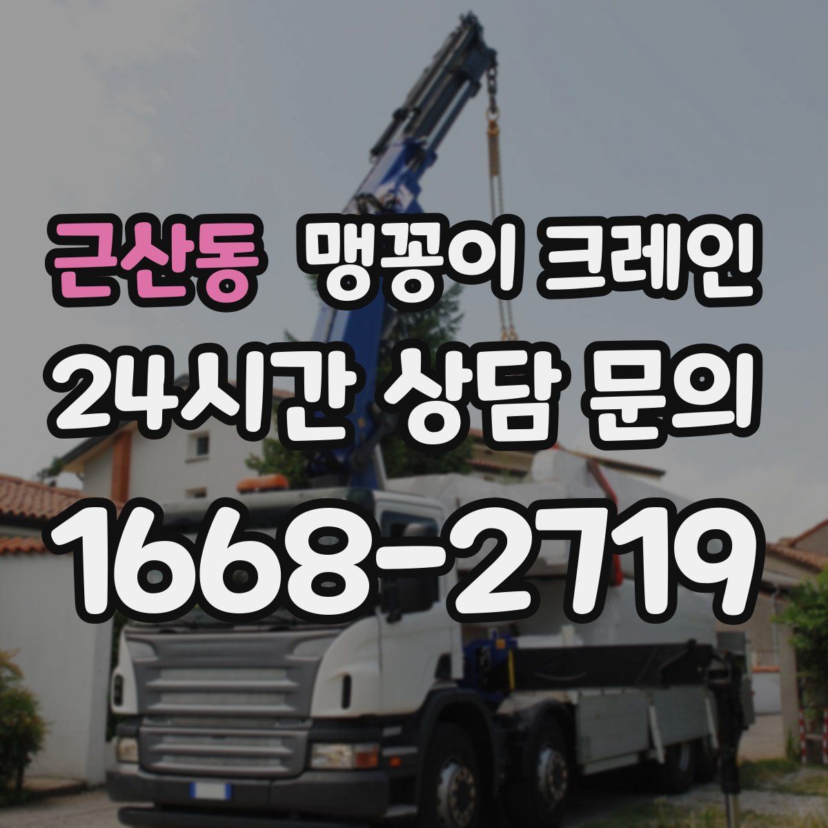 근산동 맹꽁이 크레인