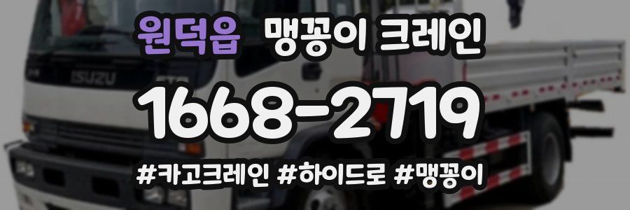 원덕읍 맹꽁이 크레인