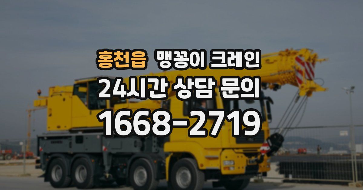 홍천읍 맹꽁이 크레인