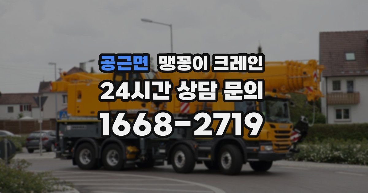 공근면 맹꽁이 크레인
