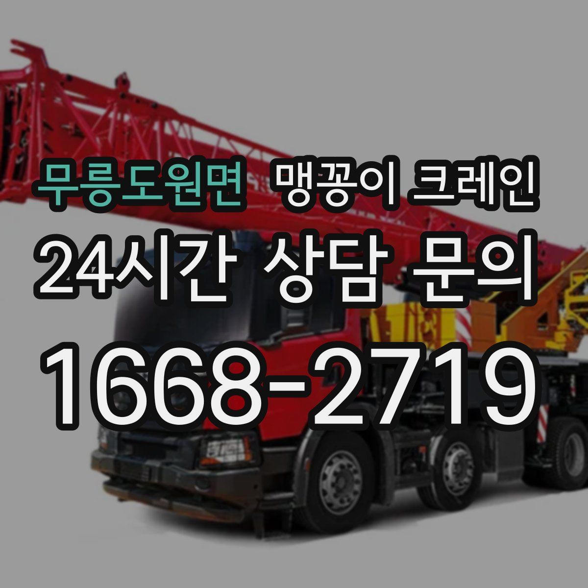 무릉도원면 맹꽁이 크레인