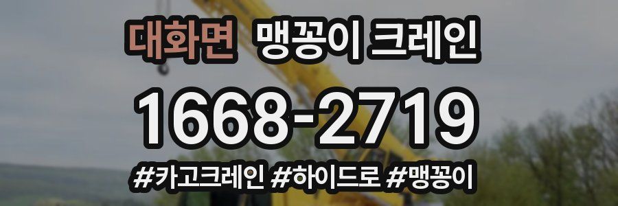 대화면 맹꽁이 크레인