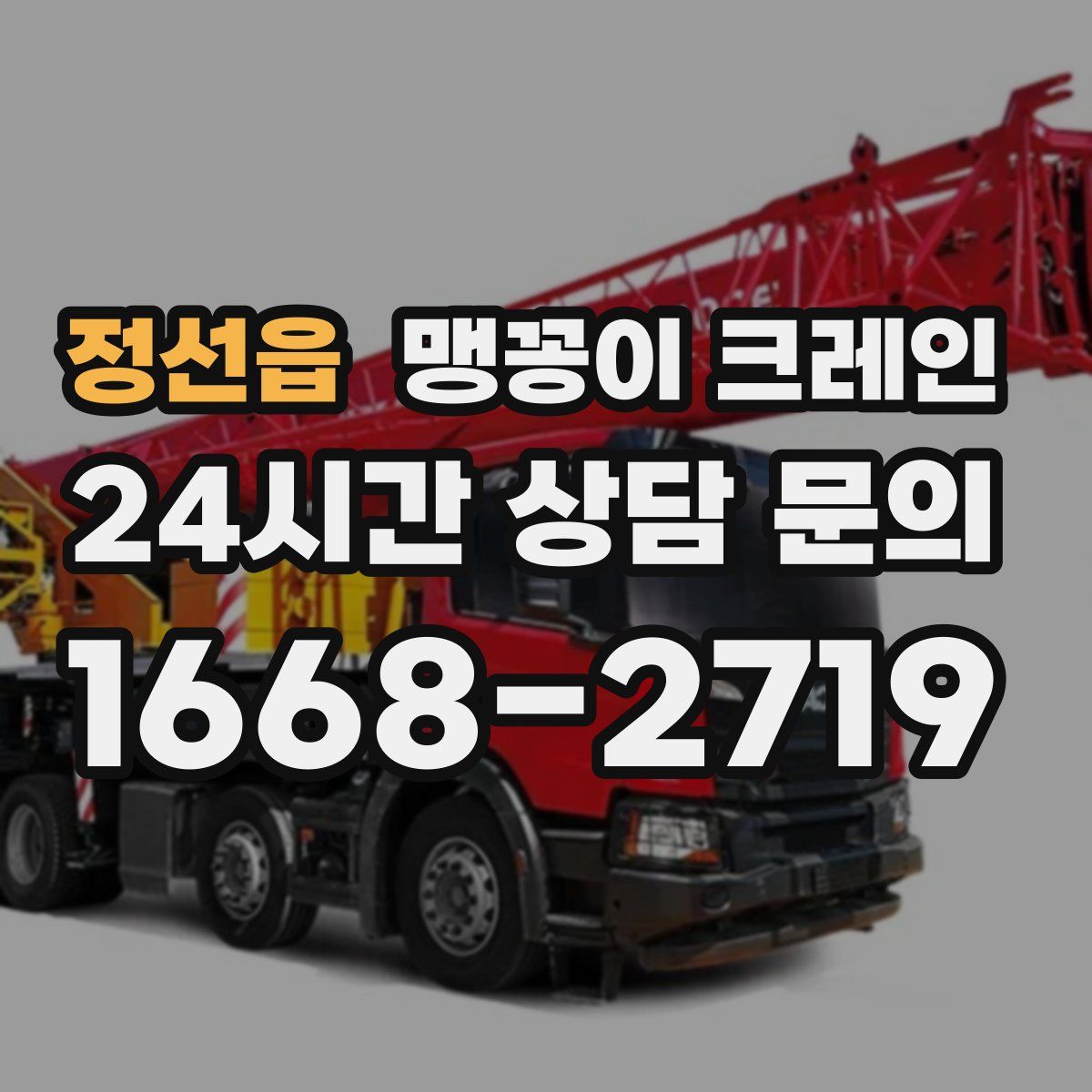 정선읍 맹꽁이 크레인