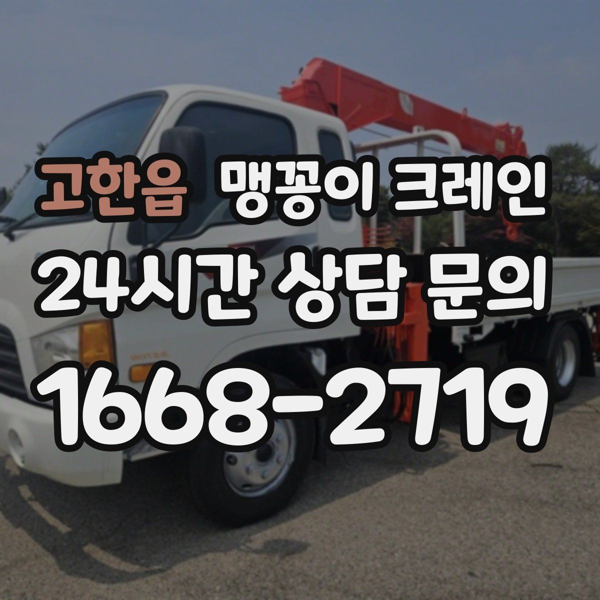 고한읍 맹꽁이 크레인