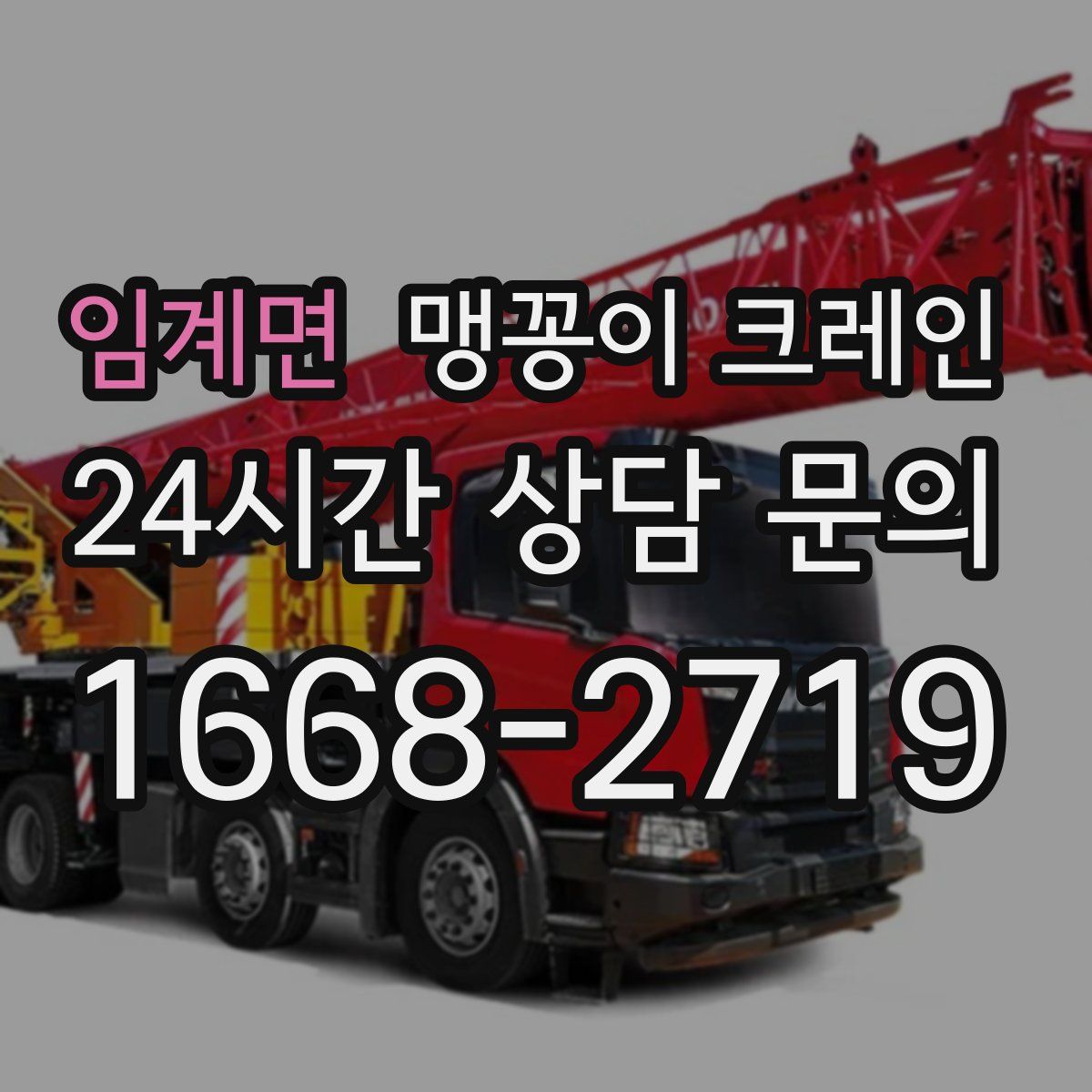 임계면 맹꽁이 크레인