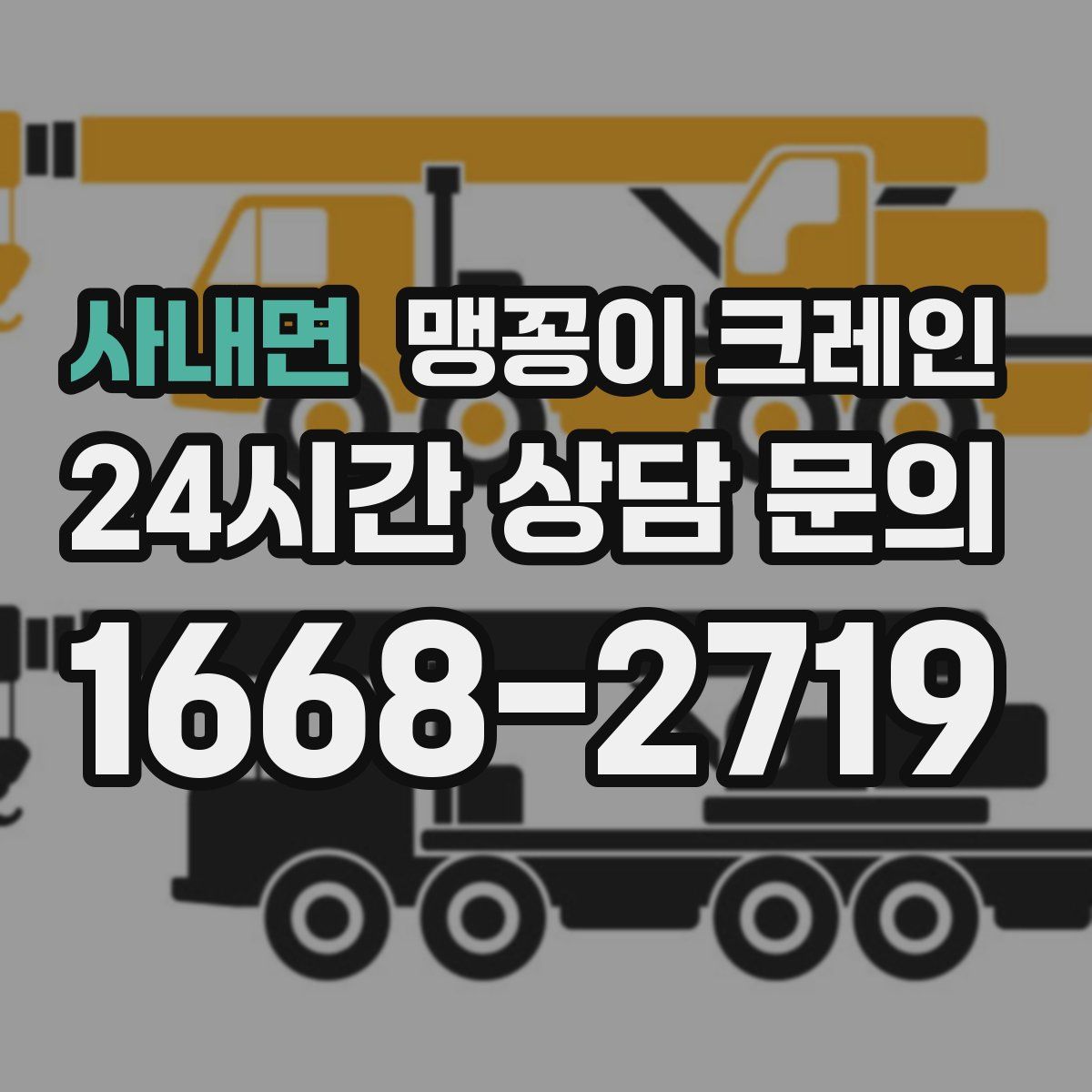 사내면 맹꽁이 크레인