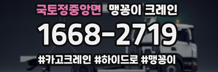 국토정중앙면 맹꽁이 크레인