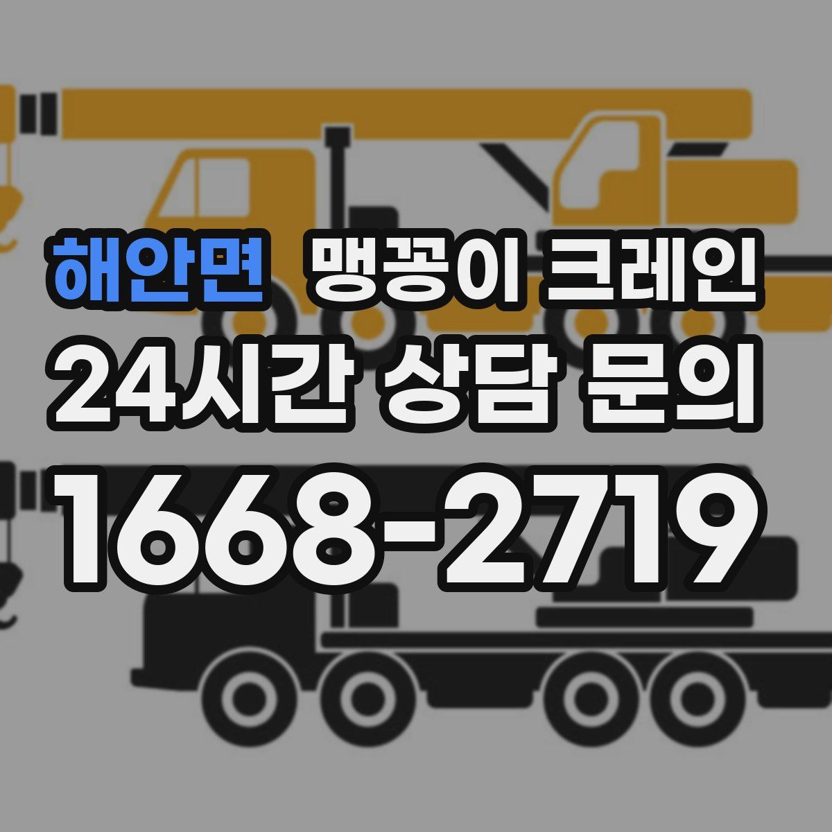 해안면 맹꽁이 크레인