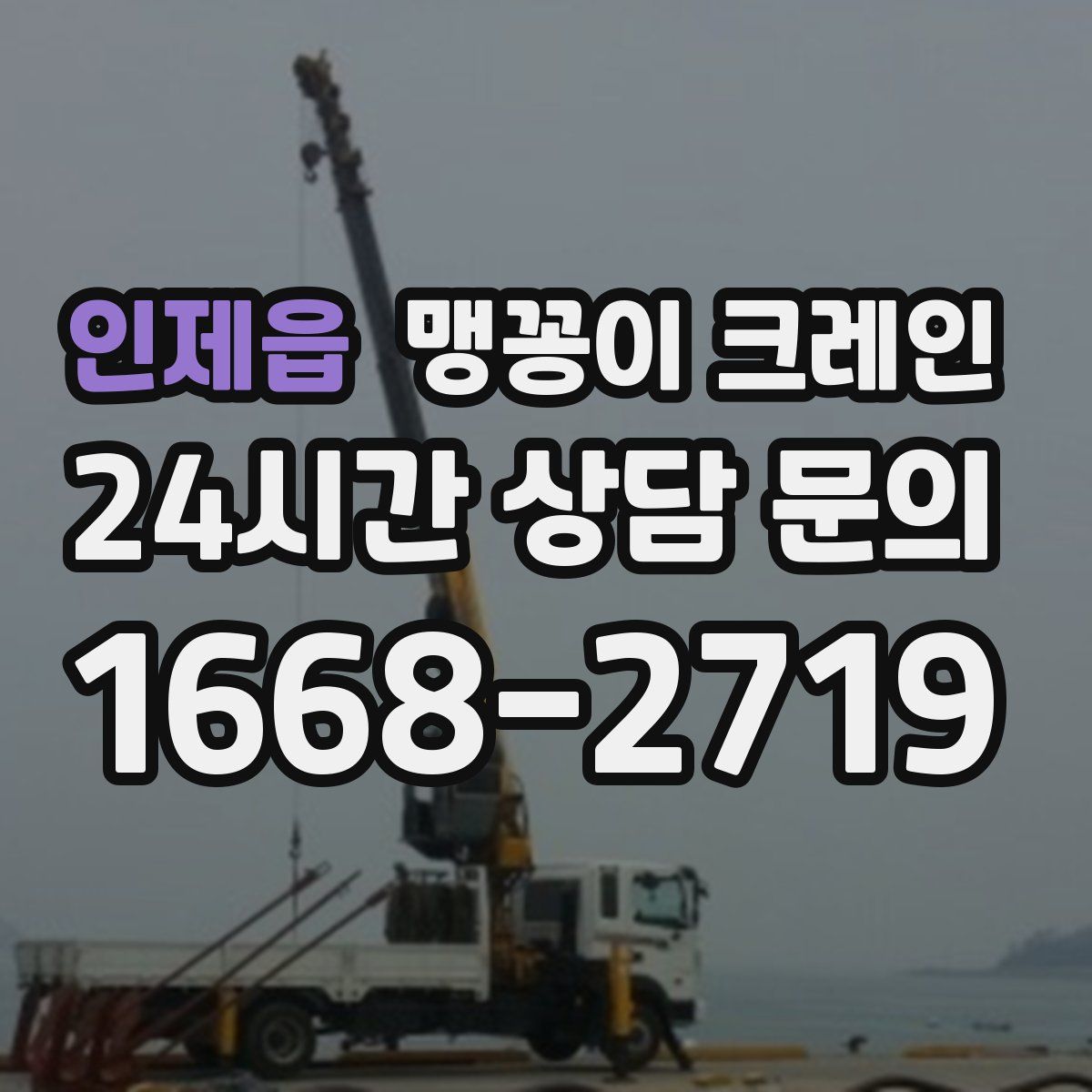 인제읍 맹꽁이 크레인