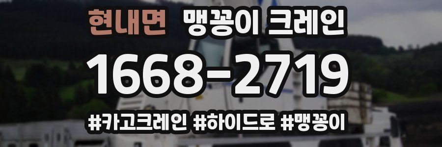 현내면 맹꽁이 크레인