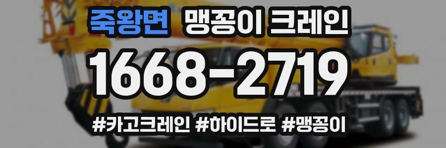 죽왕면 맹꽁이 크레인