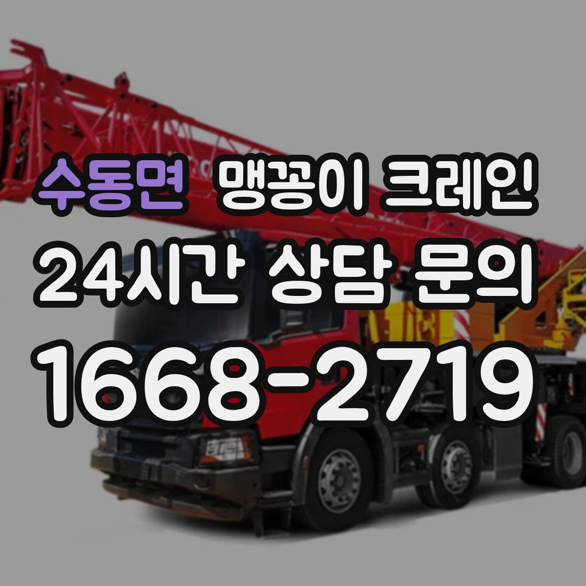 수동면 맹꽁이 크레인