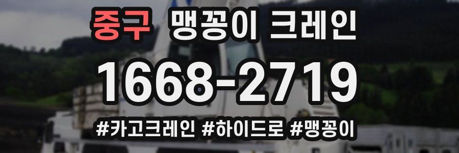 중구 맹꽁이 크레인