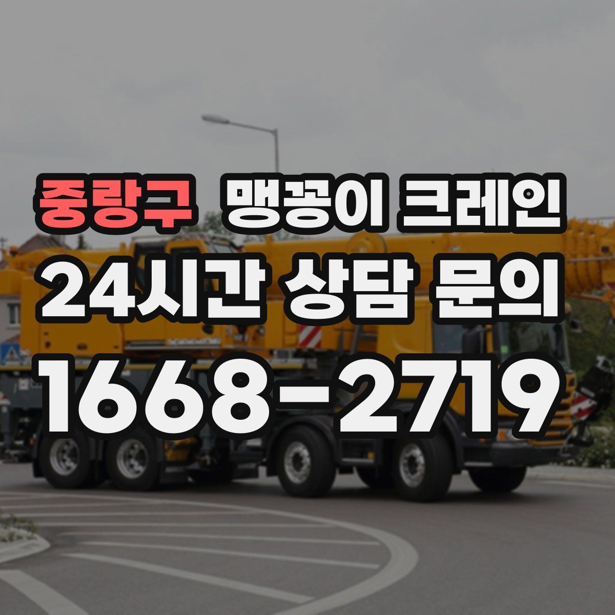 중랑구 맹꽁이 크레인