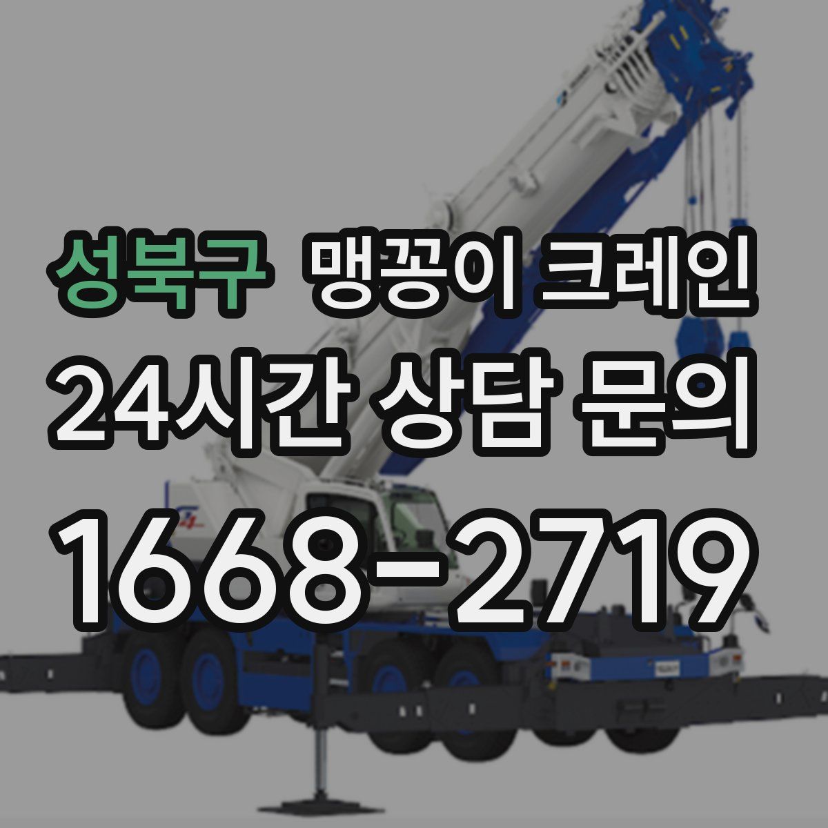 성북구 맹꽁이 크레인