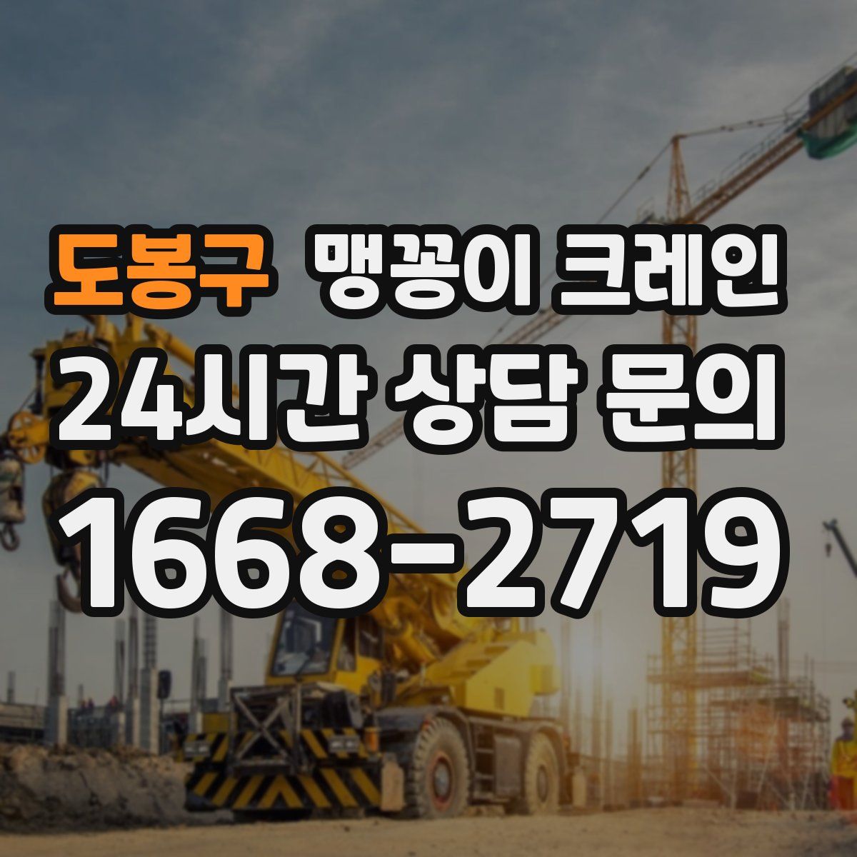 도봉구 맹꽁이 크레인