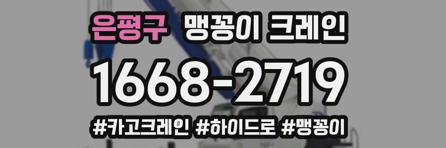 은평구 맹꽁이 크레인