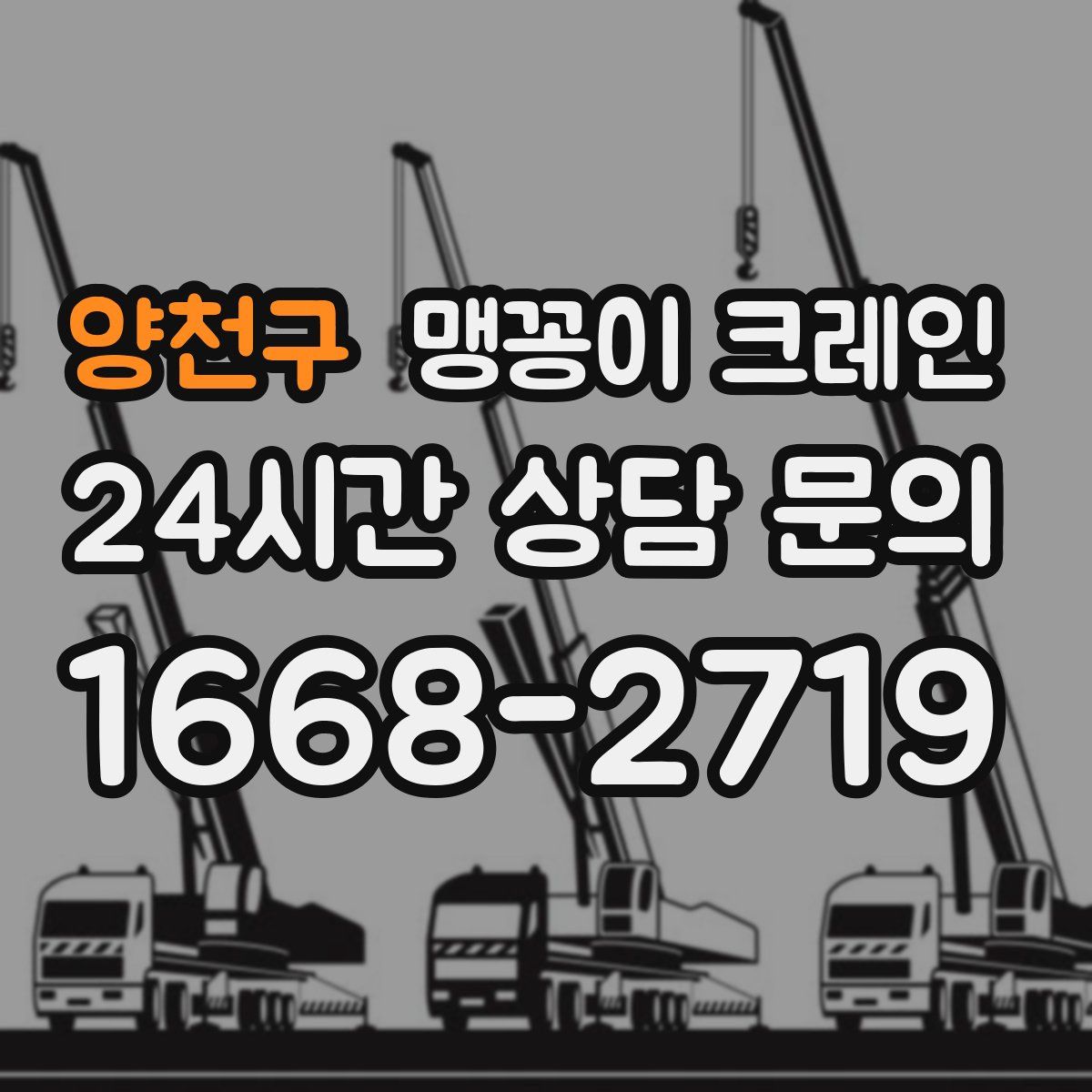 양천구 맹꽁이 크레인