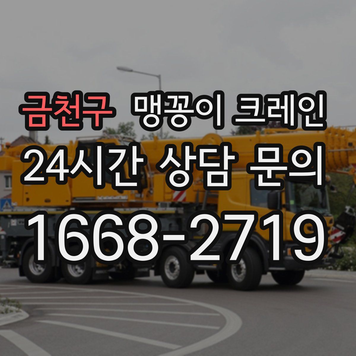 금천구 맹꽁이 크레인
