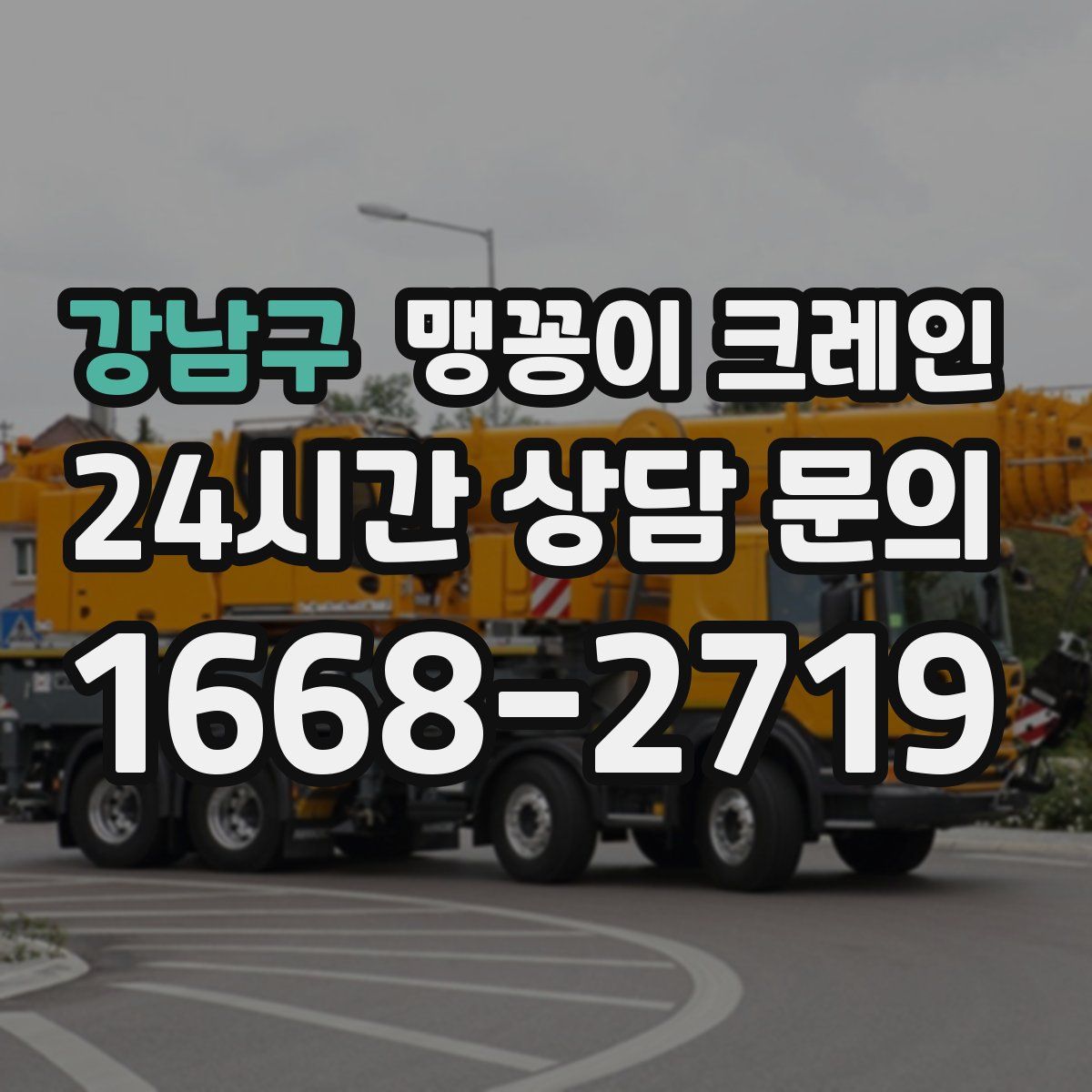 강남구 맹꽁이 크레인