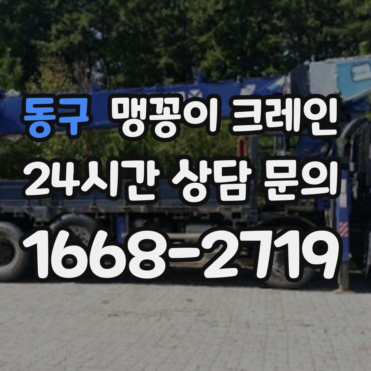 동구 맹꽁이 크레인