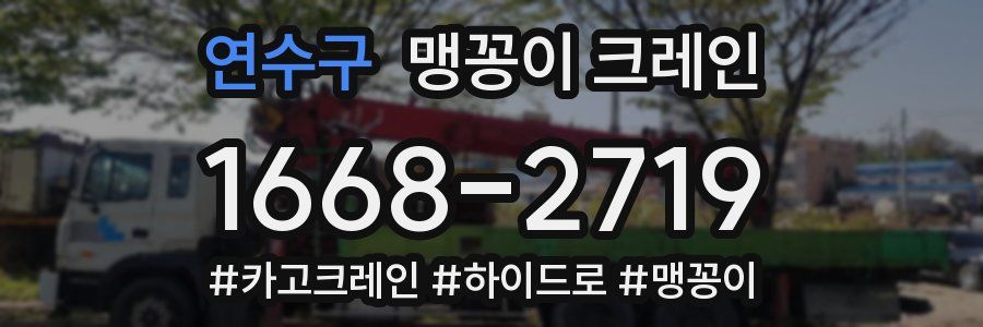 연수구 맹꽁이 크레인