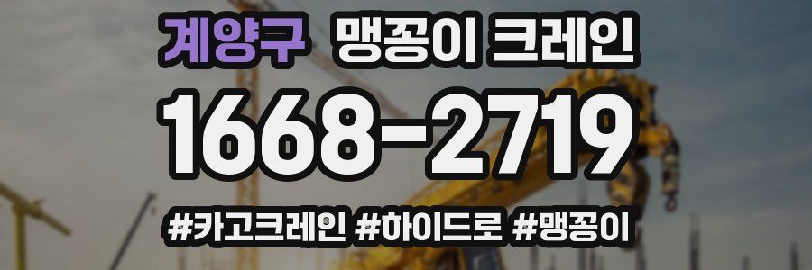 계양구 맹꽁이 크레인