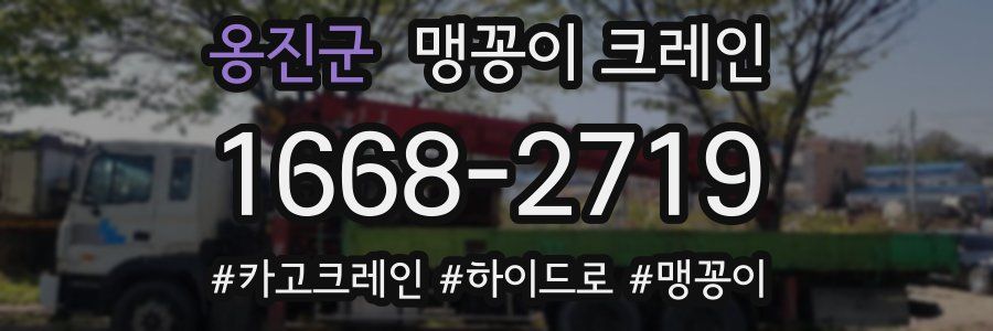옹진군 맹꽁이 크레인