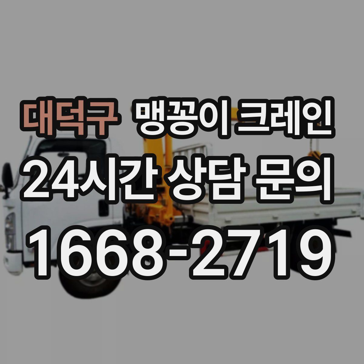 대덕구 맹꽁이 크레인