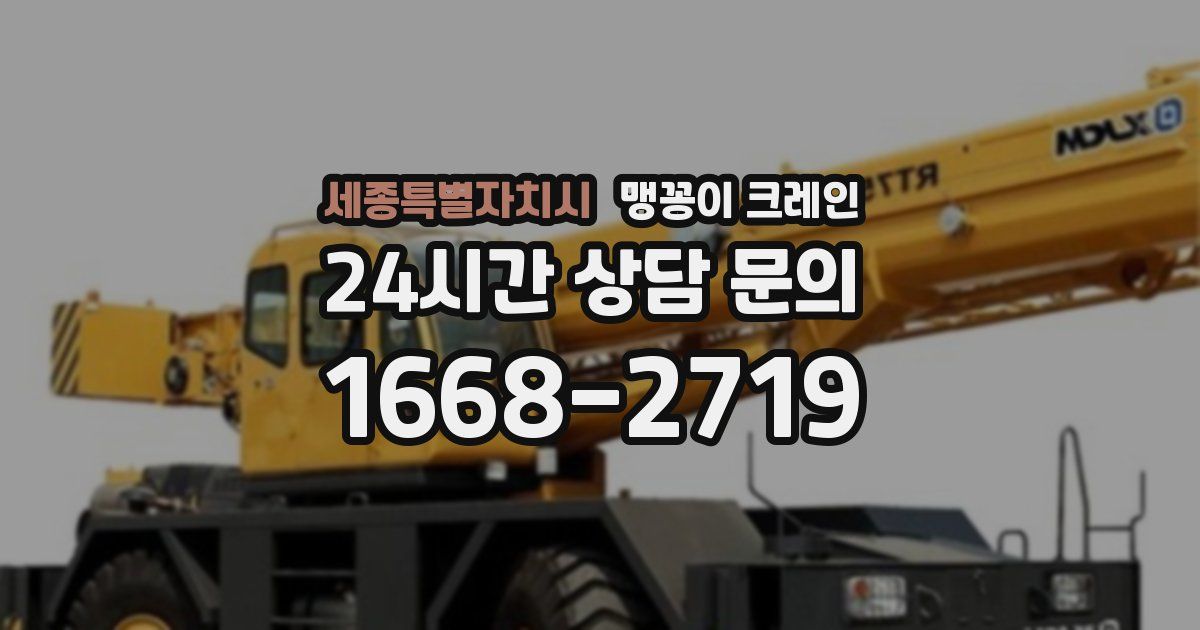 세종특별자치시 맹꽁이 크레인
