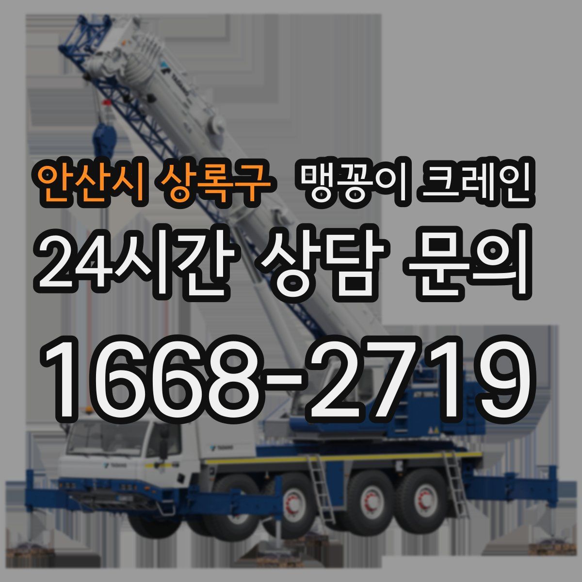 안산시 상록구 맹꽁이 크레인