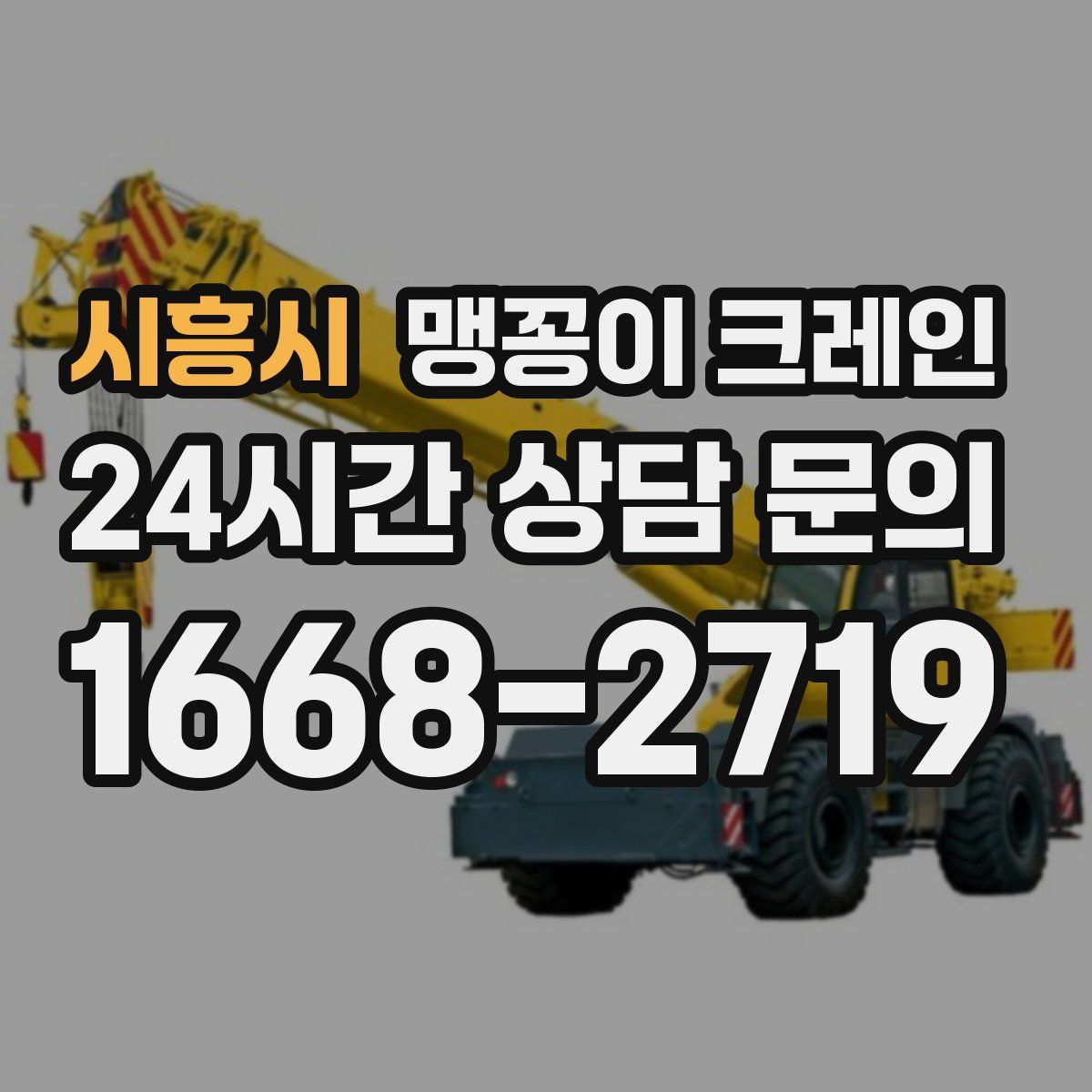 시흥시 맹꽁이 크레인