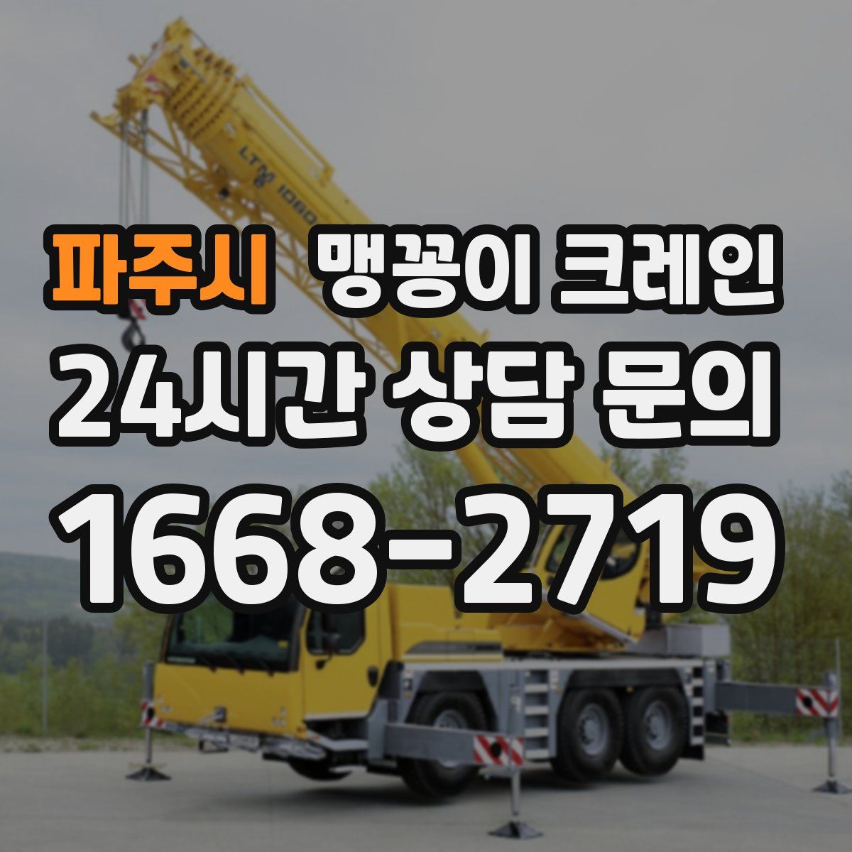 파주시 맹꽁이 크레인