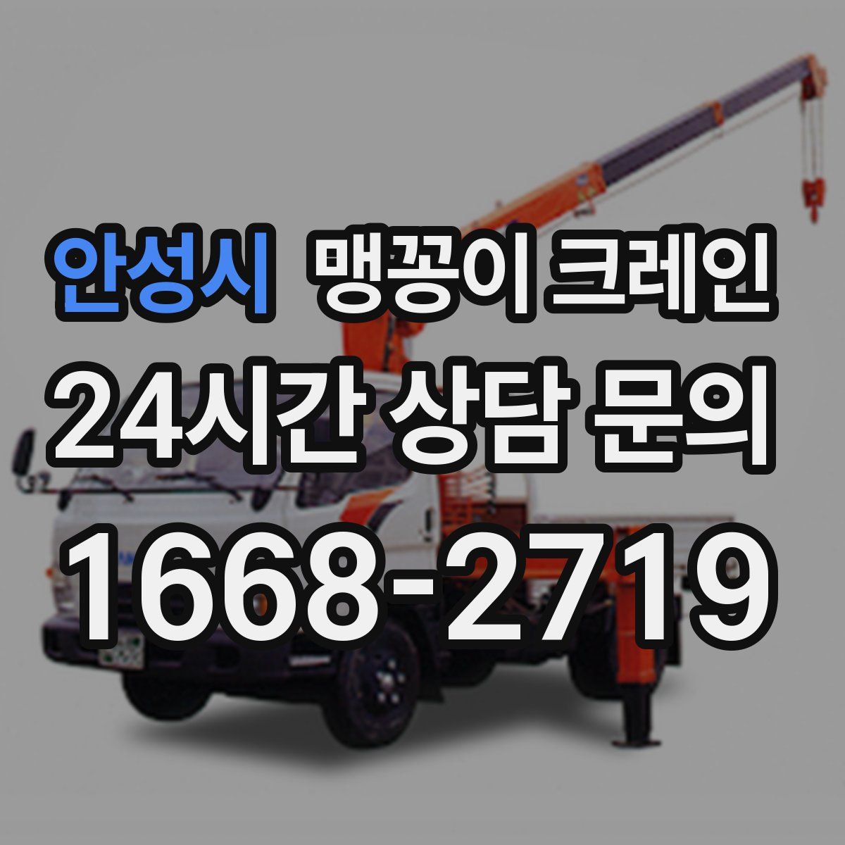 안성시 맹꽁이 크레인