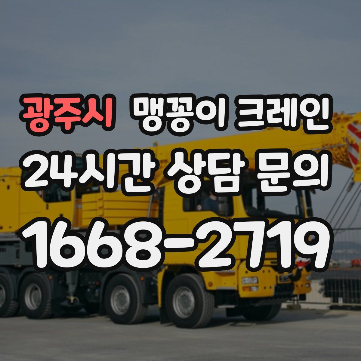 광주시 맹꽁이 크레인