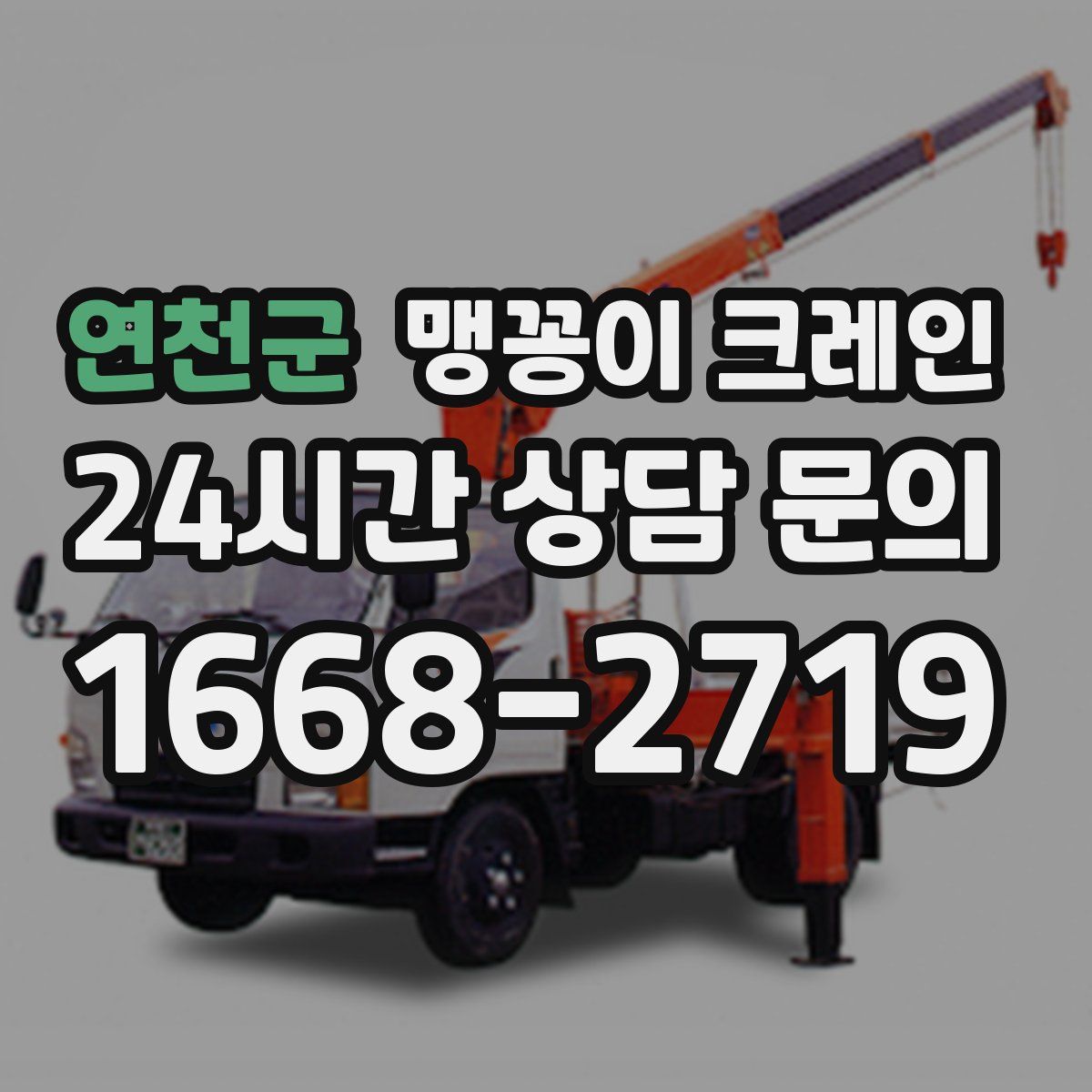 연천군 맹꽁이 크레인