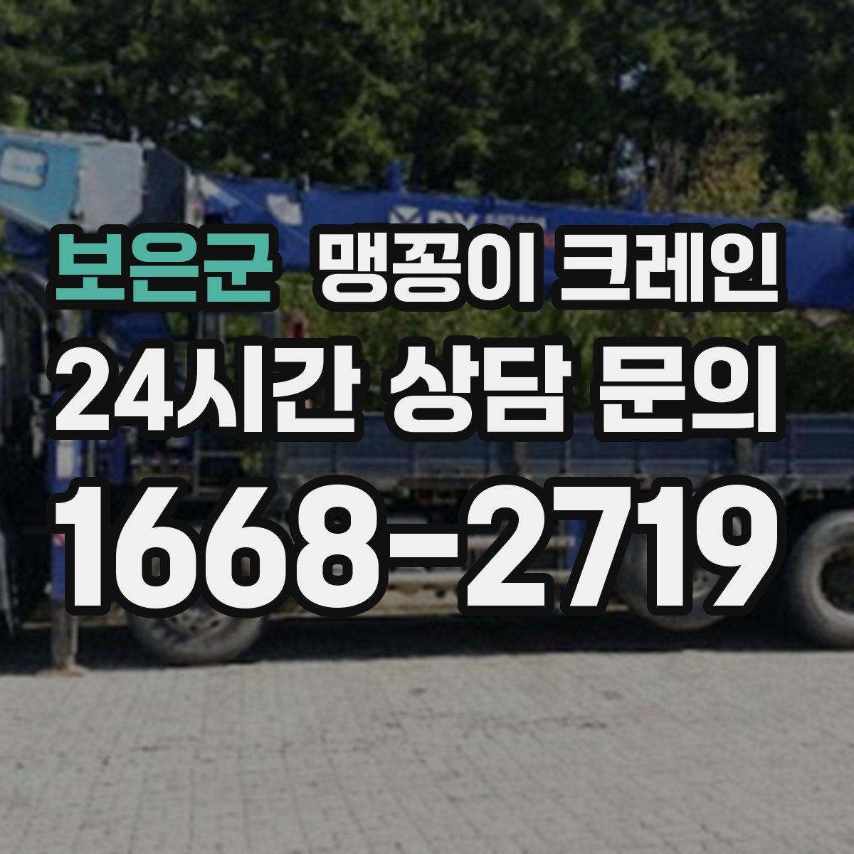 보은군 맹꽁이 크레인