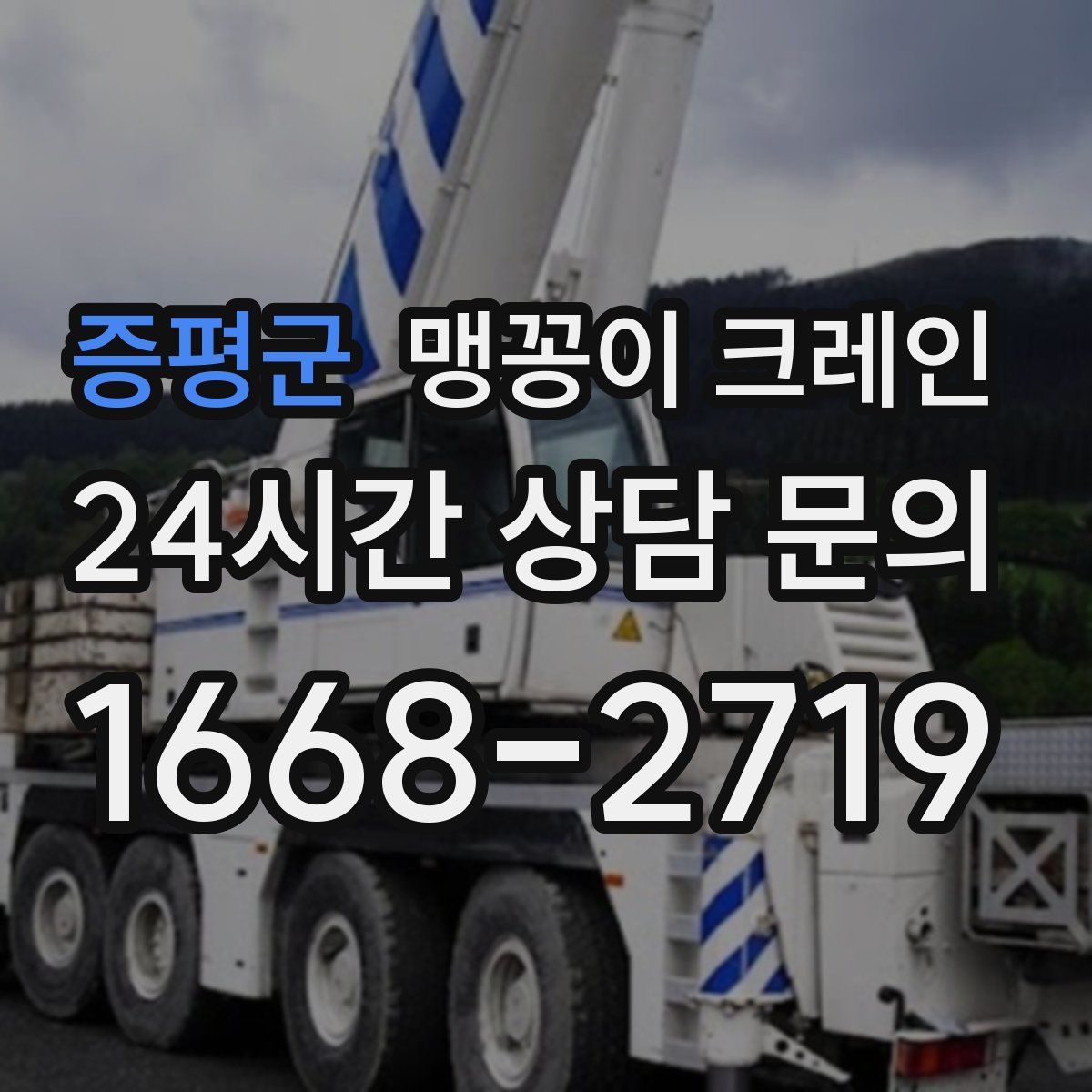 증평군 맹꽁이 크레인