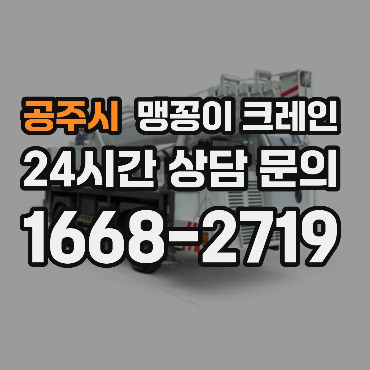 공주시 맹꽁이 크레인