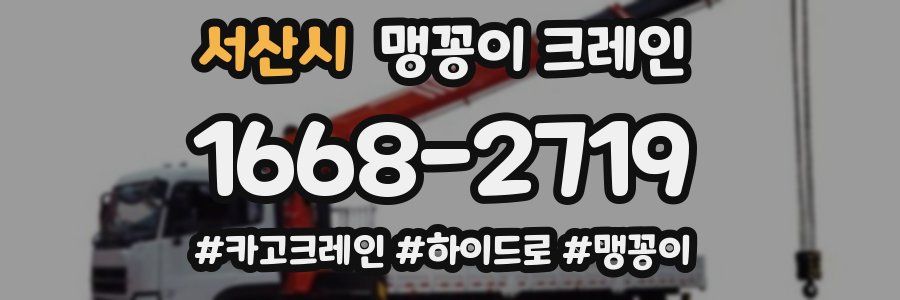서산시 맹꽁이 크레인