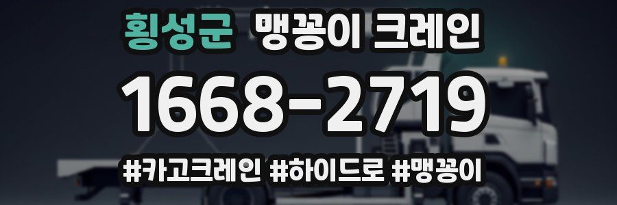 횡성군 맹꽁이 크레인