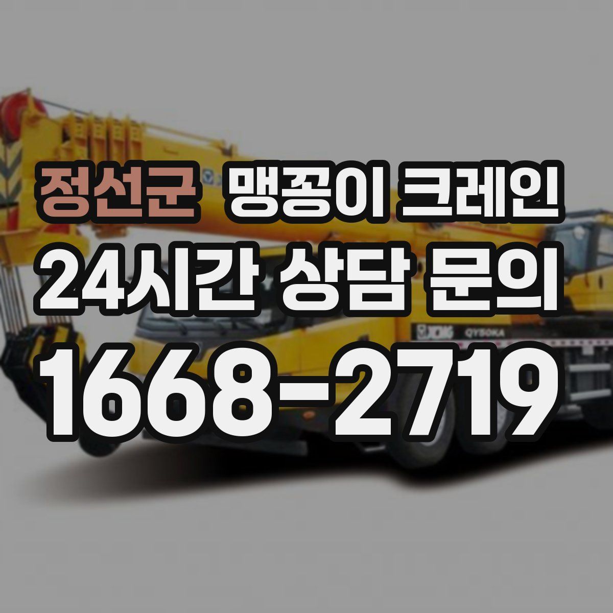 정선군 맹꽁이 크레인