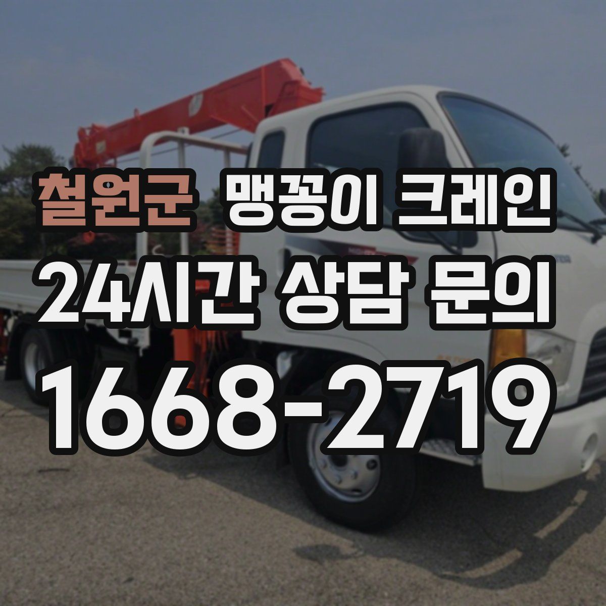 철원군 맹꽁이 크레인