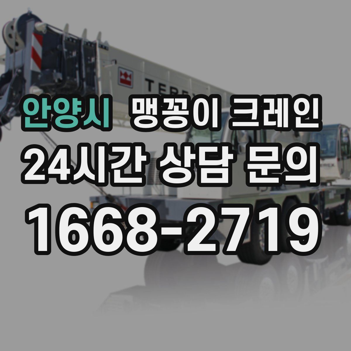 안양시 맹꽁이 크레인