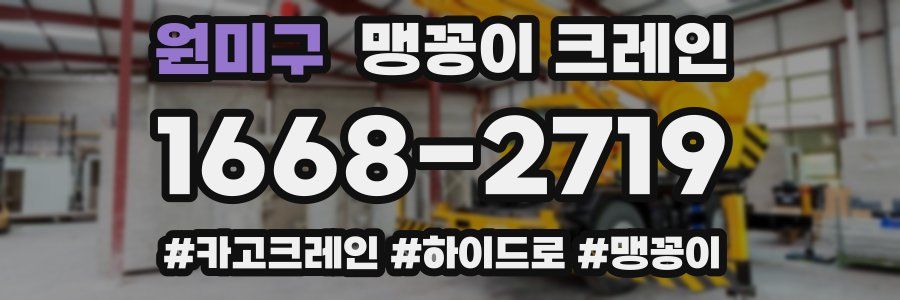 원미구 맹꽁이 크레인