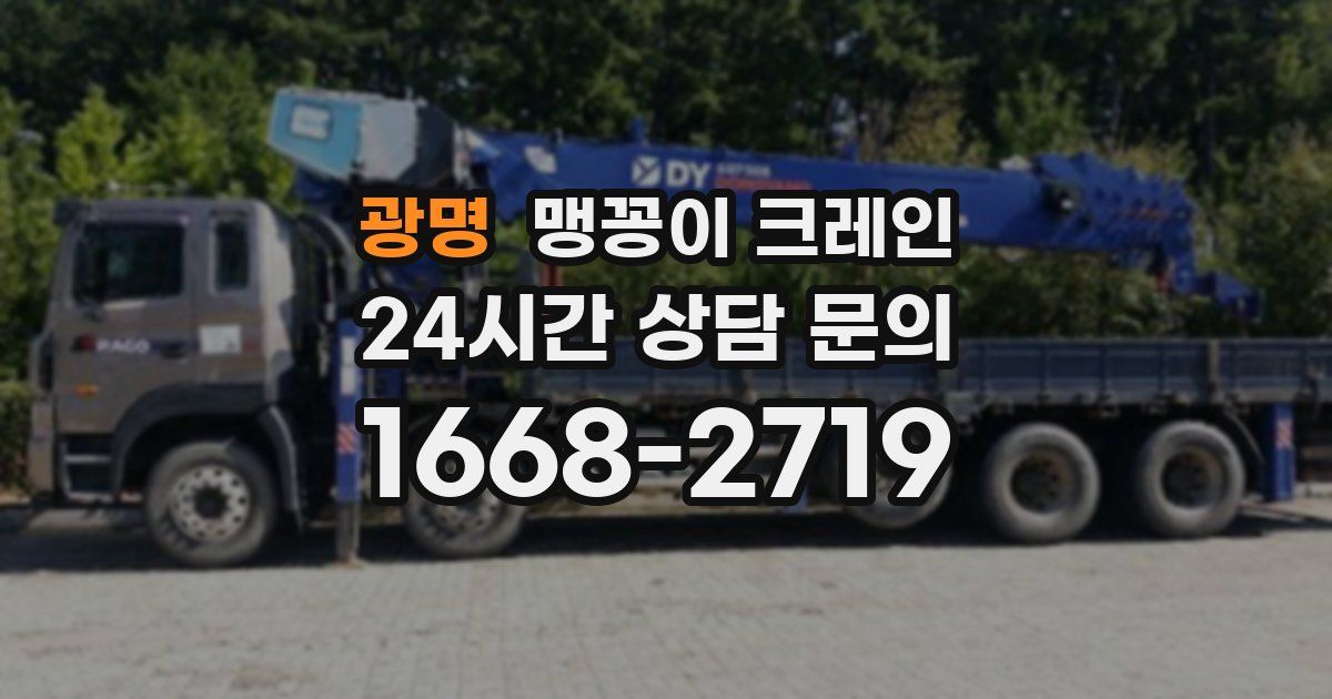 광명 맹꽁이 크레인