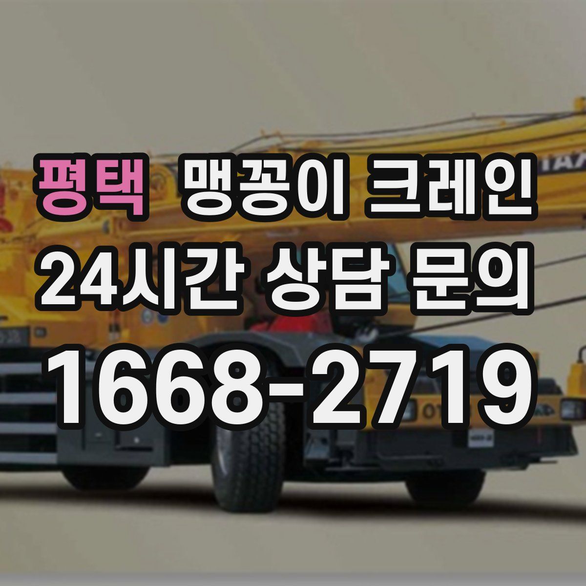 평택 맹꽁이 크레인